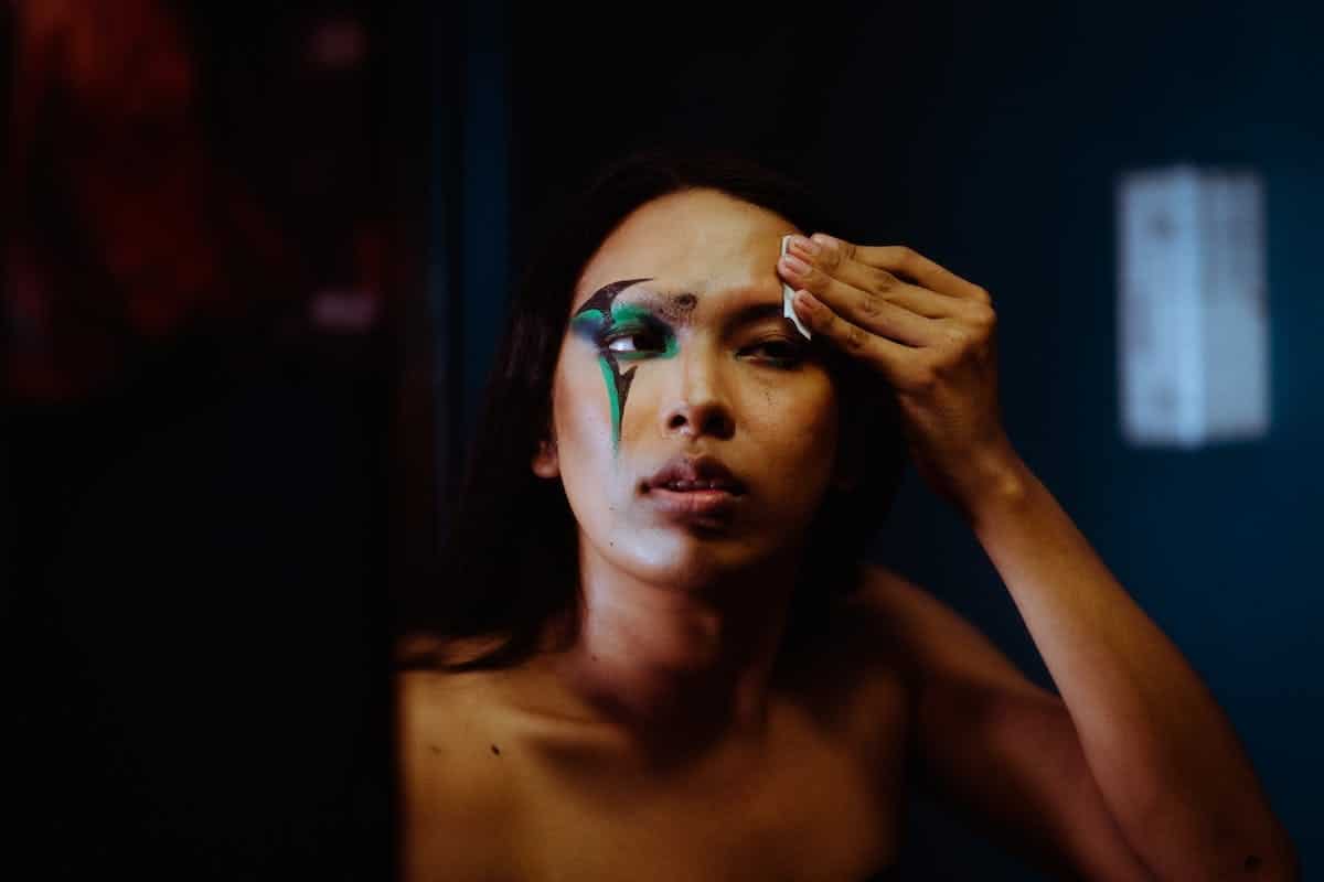 démaquillage  peau