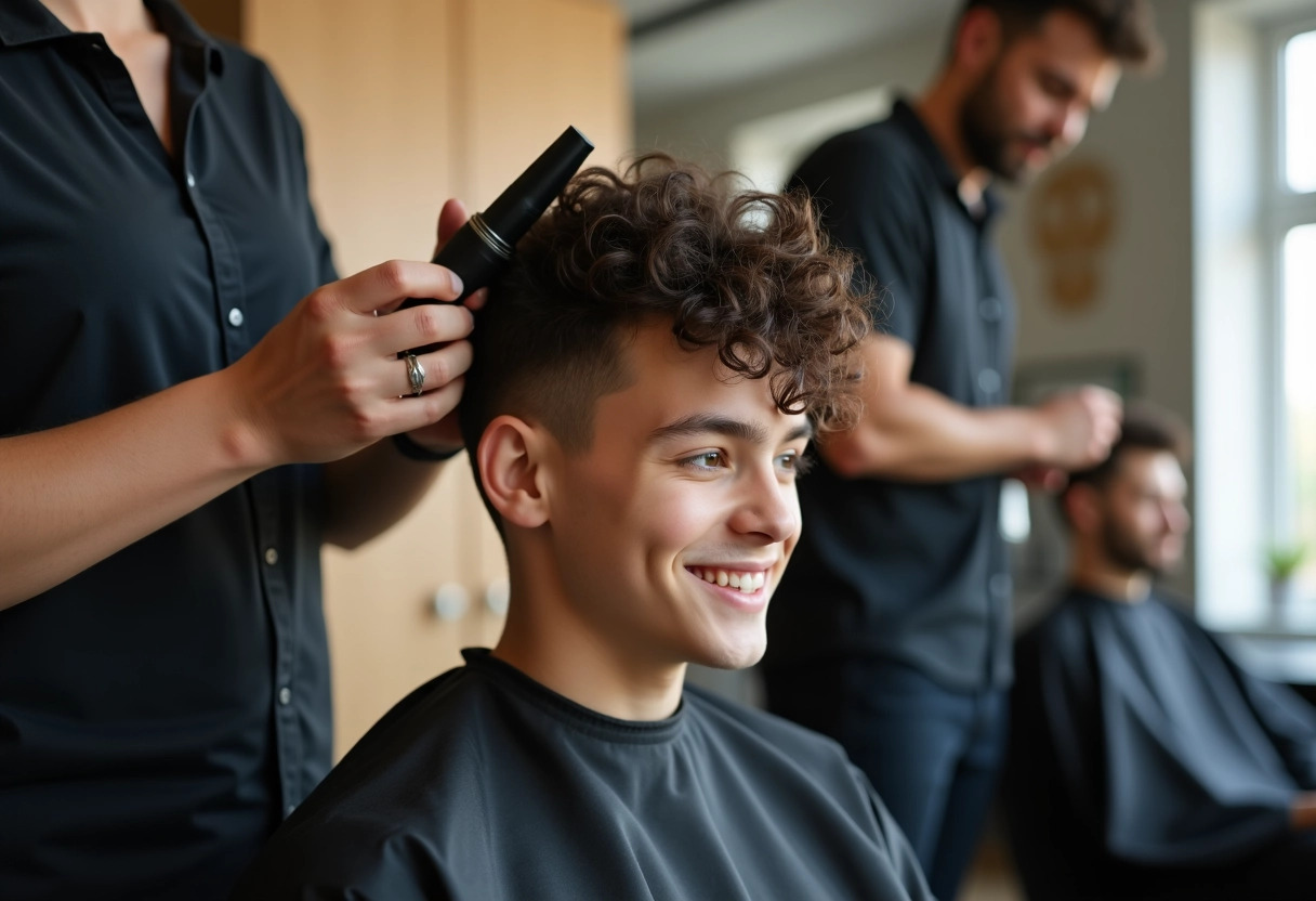 cheveux frisés