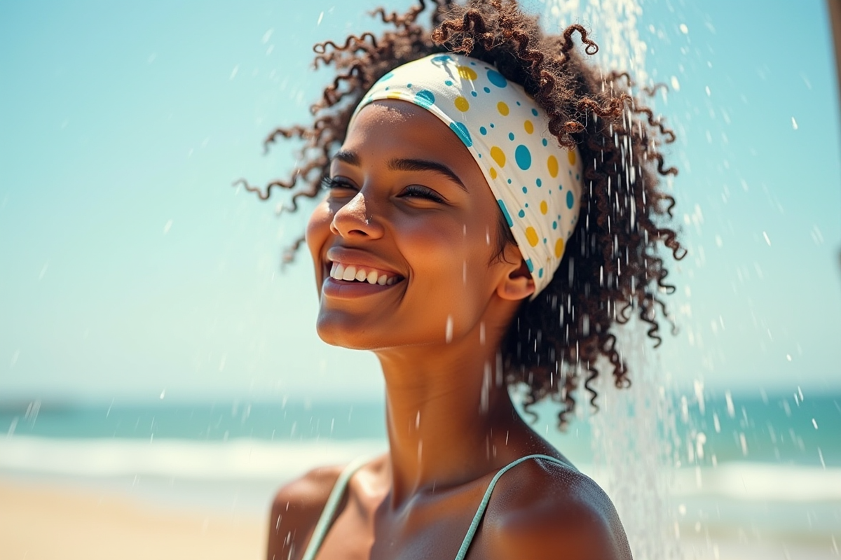 coiffure baignade