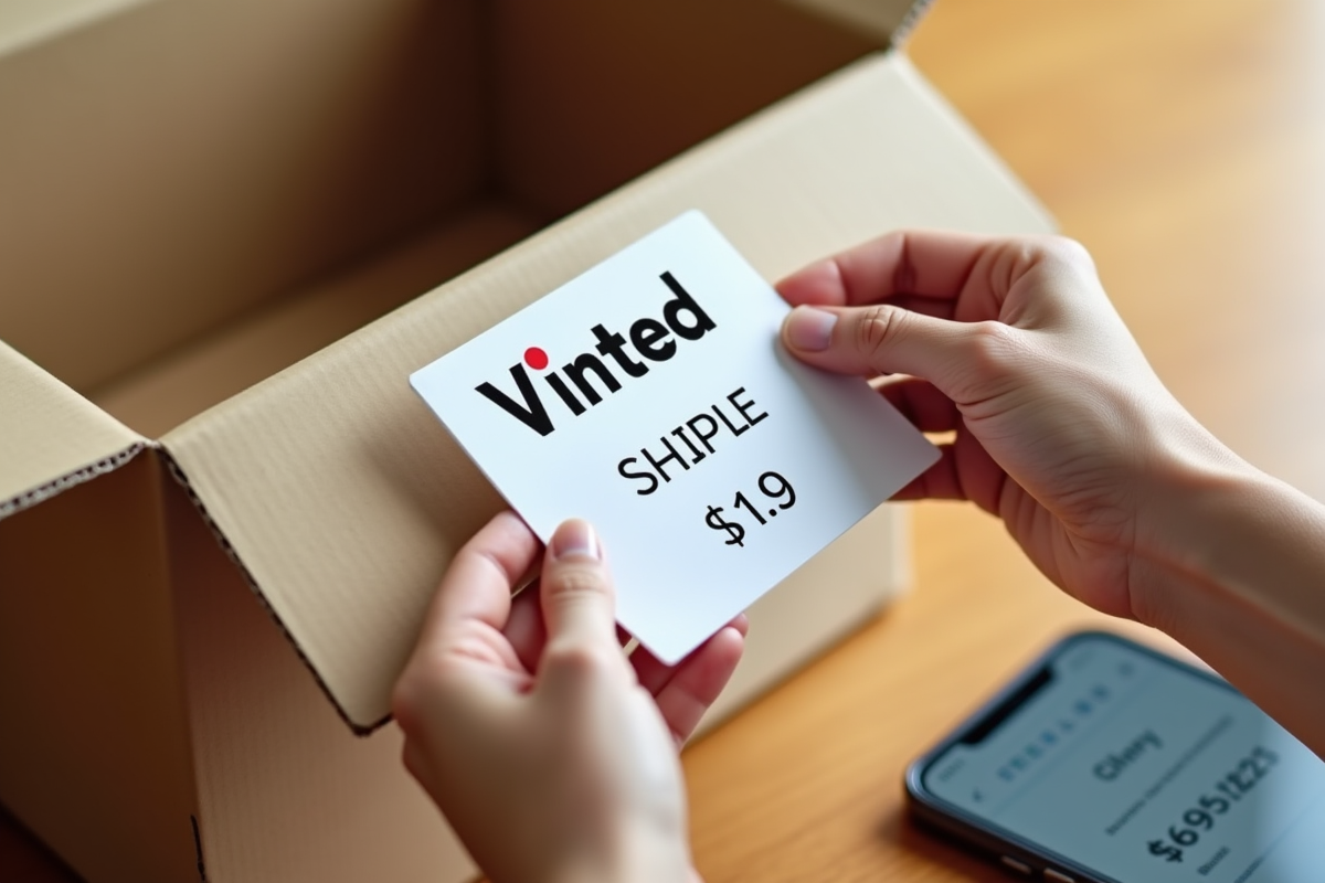 Mains tenant une étiquette d